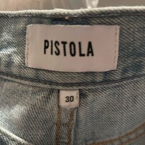 Pistola Ruby high waist palazzo wide leg jeans